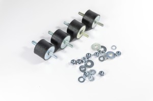 Amortyzator, wibroizolator walcowy 40x30 mm