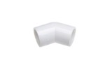 Kolanko 45° 3/4" PVC-U USTM do odpływu skroplin – system klejony