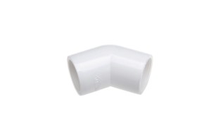 Kolanko 45° 1" PVC-U USTM do odpływu skroplin – system klejony